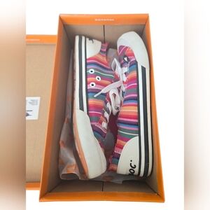 Rocket Dog Colorful Striped Sneakers Size 9.5